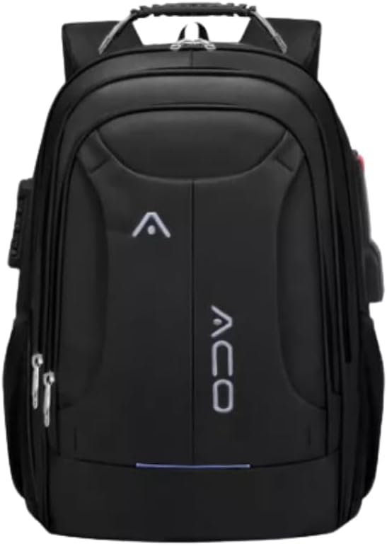 Mochila Grande Reforçada Masculina Feminina Executiva Para Notebook Bolsa Anti Furto Impermeável Escolar Faculdade Passeio Trabalho Viagem Alça com Cabo De Aço Saída Usb Saída Fone de Ouvido, PREMIUM