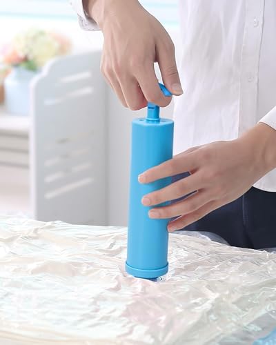 Image of Portable Vacuum Air Hand Pump for Compressed Vacuum Space Saver Storage Bags - Small Manual Pump for Home & Travel use (PUMP - NO BAGS INCLUDED)