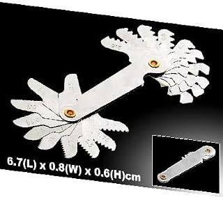 New Lon0167 20 Leaves Featured Stainless Steel Metric reliable efficacy Folding Screw Pitch Gage(id:b9f dc 60 2d5)