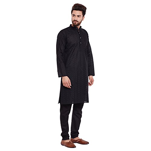 Sojanya(Since 1958 Men's White 100% Cotton Kurta and Churidaar Payjama4