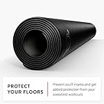 Peloton Bike Mat - 72 x 36 inches with 4 mm Thickness, Compatible with Peloton Exercise Bikes - Image 3