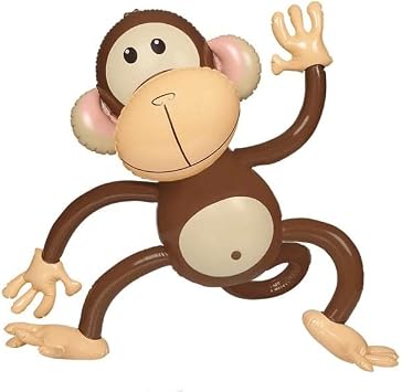 HAPPY DEALS  Inflatable Monkey | 1 PC | 27 Inch Inflate