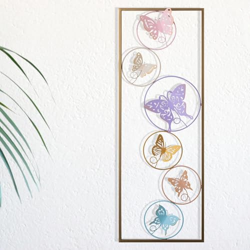 Objet de décoration en métal 32x5x90cm art mural Hanah Home - 5