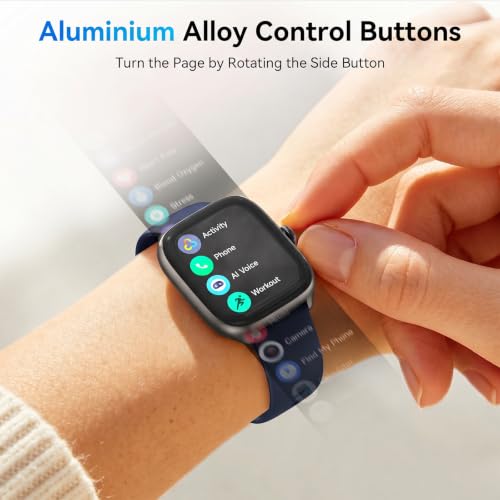 Smart Watch 3 Bands for Women Men, Bluetooth Call, 40mm AMOLED Fitness Watch for iPhone/Android/Samsung - image 3