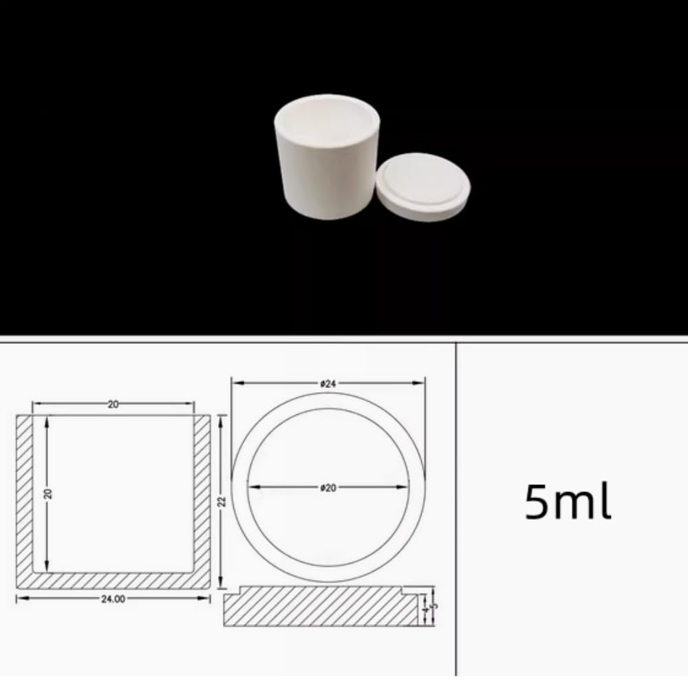 1pcs High Temp Boron Nitride Crucible - Vacuum Furnace BN Boat Crucible with Lids, 2200°C, 99.6% Purity, for Lab Use(100x15x15mm)