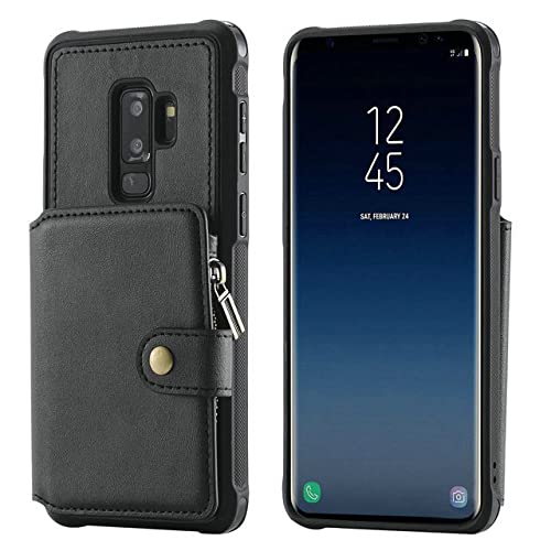 Housse en cuir avec fermeture éclair pour Samsung S10 Plus et Note 20