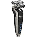 Kurener Electric Shaver Razor for Men Rechargeable 100% Waterproof Rotary for Shaving with Nose Trimmer Sideburns…