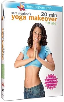 DVD Sara Ivanhoe: 20 Minute Yoga - Flat Abs Book
