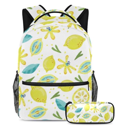 Cartables pour enfants multicolores avec sac de voyage et trousse d'école pour étudiants