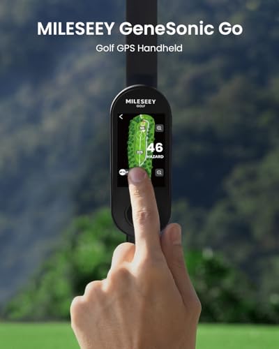 Image of MILESEEY GeneSonic Go Golf GPS Handheld with 43K+ Courses (No Subscription)