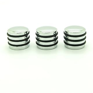 Pxyelec Lot de 3 boutons rotatifs chromés pour potentiomètre de guitare, contrôle du volume et de la tonalité - Les Beatles, Paul McCartney, John Lennon, RIngo Starr, George Harrison Pxyelec Lot de 3 boutons rotatifs chromés pour potentiomètre de guitare, contrôle du volume et de la tonalité – Image 2