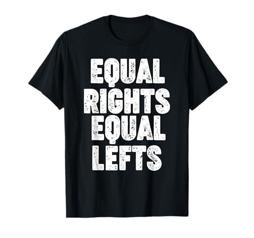 EQUAL RIGHTS EQUAL LEFT T-shirt, Preto, Pequeno