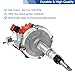 AiYiGu HEI Ignition Distributor with 65K Coil 6 Cylinders Compatible with Jeep Straight 6 232 3.8L 242 4.0L 258 4.2L, Red Cap