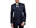 MUGA gehrock Hombre Mao Cuello Traje Azul Oscuro 58