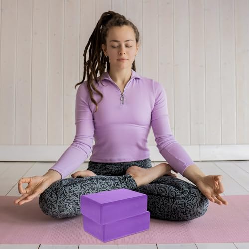Bloques de yoga de EVA y accesorios de pilates: juego de 3 piezas estables para ejercicios 4