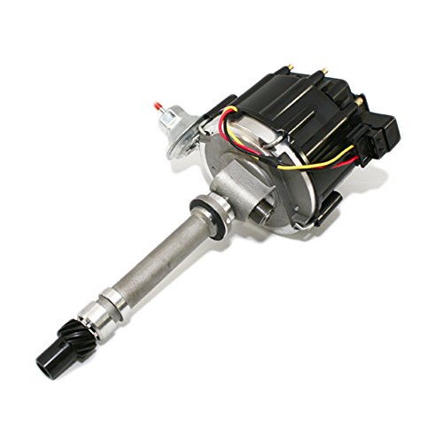 Assault Racing Products 1435002 Chevy V8 HEI Distributor 50K Volt Coil HP Module Black Cap with Tach Drive SBC BBC