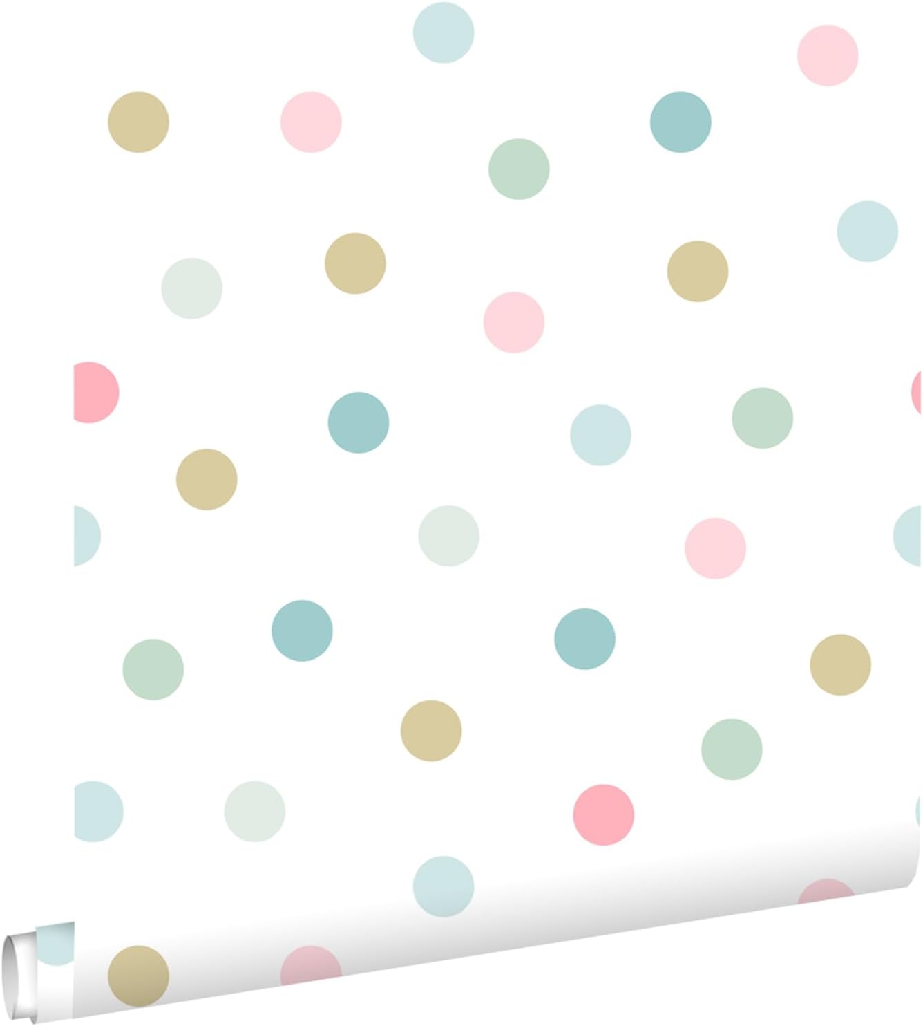 Origin - luxury wallcoverings Jubilee Silver Dots Wallpaper