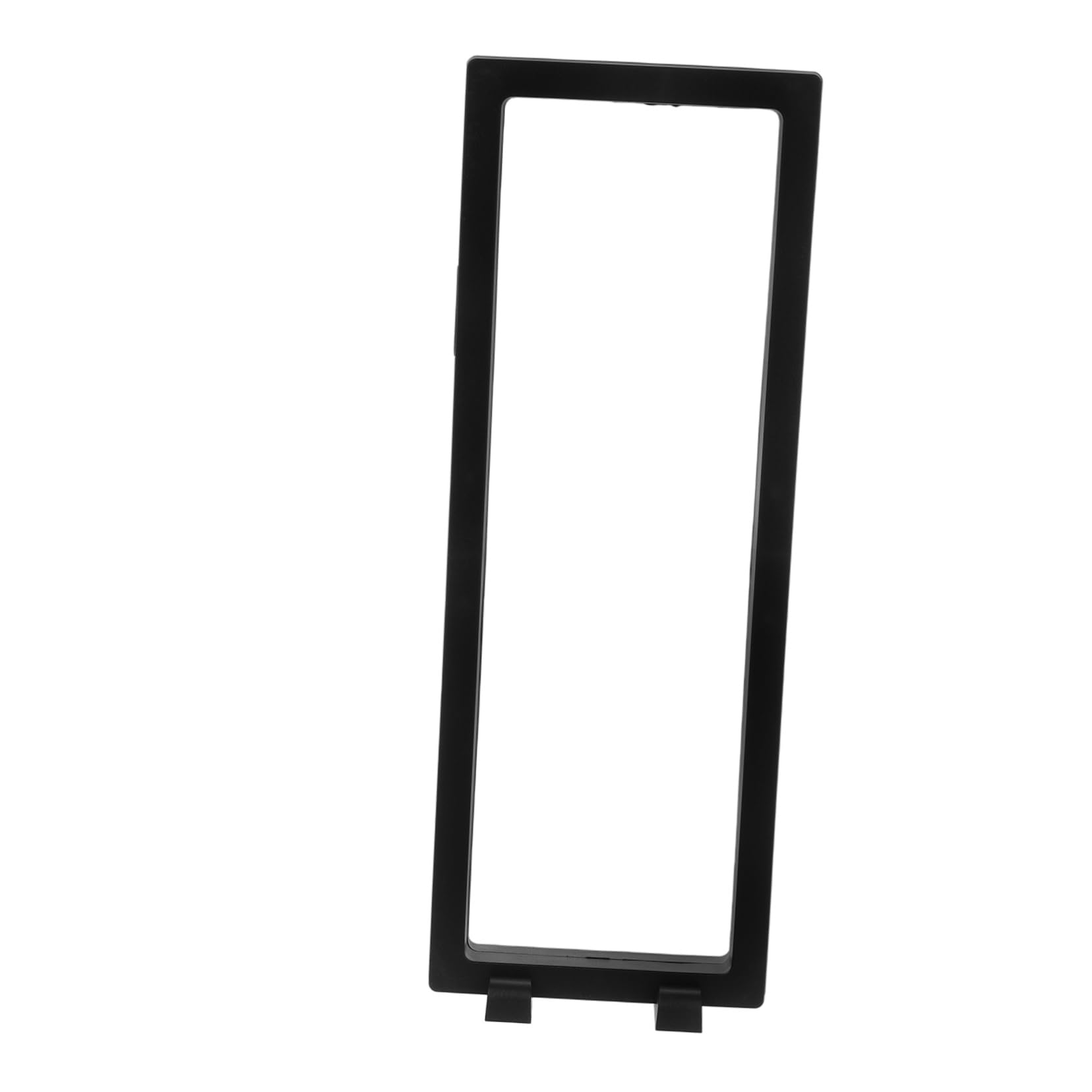 FRCOLOR Specimen Display Floating Frame Coin Display Stand for Butterflies Stones Jewelry Sleek and Modern Desktop Case