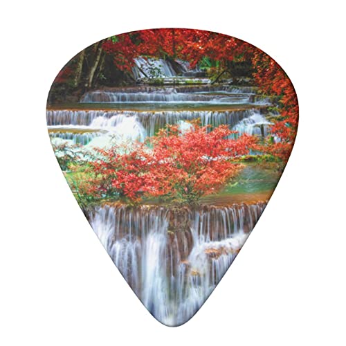 Lot de 6 médiators imprimés en cascade avec boîte de rangement pour guitare acoustique et électrique - Les Beatles, Paul McCartney, John Lennon, RIngo Starr, George Harrison Lot de 6 médiators imprimés en cascade avec boîte de rangement pour guitare acoustique et électrique – Image 4