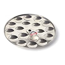 Embassy Stainless Steel Mini Idli Plate, 1-Piece, 18 Idlis/Plate