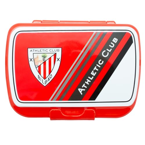 ms móvil shop Sandwichera Oficial Athletic Club Bilbao | Lonchera Roja Escolar y de Viaje | Tartera y Transportador de Alimentos | Producto Licenciado | Ideal para Colegio, Trabajo o Excursiones