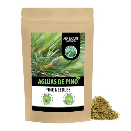 Alpi Nature Agujas de Pino Infusión 100g, Agujas de Pino Secas y Cortadas para Preparar Té
