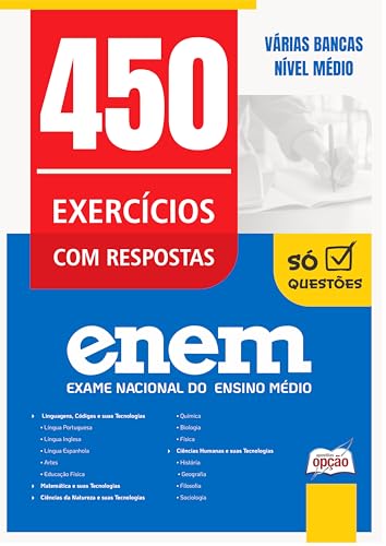 Caderno de Questões ENEM 2026 - 450 Questões Gabaritadas