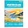 Pacocoast Watercolor Paper, 9"X12" Cold Press Water Color Paper Pad, (300gsm/140lb) Artist Sketchbook for Acrylic, Gouache & Pencil. Painting Drawing Paper Book, Art Supplies for Adults, Teal