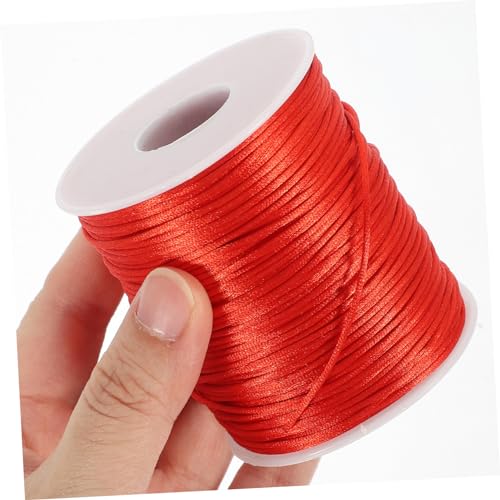 Cordón de macramé Angoily con 6 rollos de hilo de tejer de colores para manualidades 8