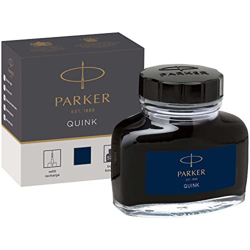 Parker 723531 - Tintero, Color Azul Y Negro, Modelo Surtido, 1 Unidad