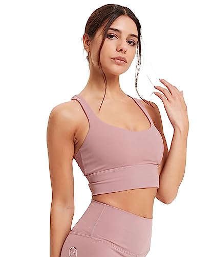 Image of Kobo Medium Impact Slip on Everyday Sports Bra for Women - Lightly-Padded | Yoga Top | Lined Cups with Removable Inserts (Imported)