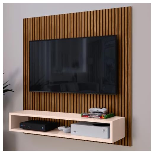 Painel Suspenso com Prateleira para TV