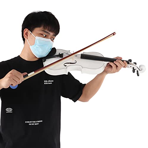 Conjunto de violino para iniciantes Eujgoov Conjunto de violino de madeira para violino para adultos