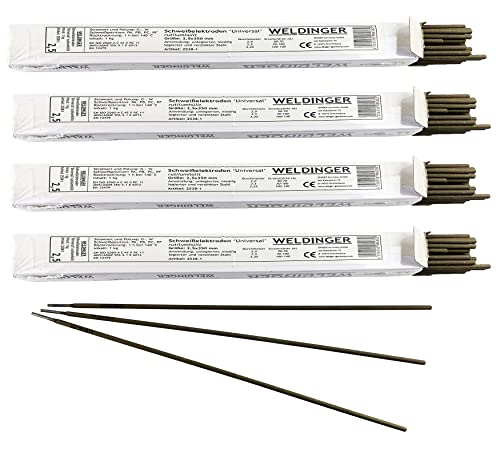 Schweißelektroden WELDINGER Universal 2 5x350 mm 4 kg (Stabelektroden auch verzinkter Stahl)