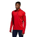 adidas Men's Bm 1/2 Zip, Red, Large