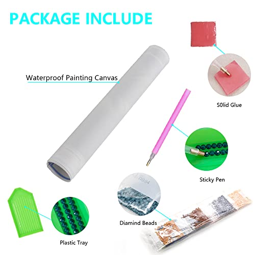 Diy 5D Diamond Painting Kits For Adult And Kids, Home Decor Wall Painting Arts, 5D Castle Paint With Diamond Full Drill Kits For Home Decor (11.8 X 15.7 Inch) #TOP3