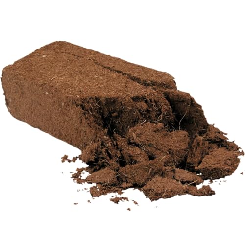 Image of SJ Organics Cocopeat Bricks (Pack of 2 x 1kg) - Premium Sterilized Coco Soil for Potting Mix | Enhanced Aeration for Root Growth | Ideal for Balcony Garden & Flower Pots
