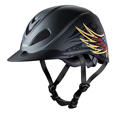 Image of Troxel Rebel Horseback Riding Helmet, Extra Large (7 3 /8 - 7 3 /4), Thunderbird