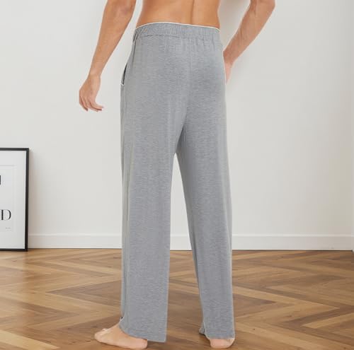 Pajama Pants for Men Bamboo Viscose Lounge PJS Bottoms3
