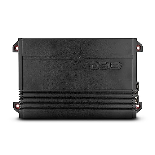 DS18 G700.2D Full-Range Class D 2-Channel Amplifier 700 Watts Max Power 2 Ohm Stable, Bridgeable at 4 Ohm - Low/High Level Inputs - Small and Powerful Car Amplifier for Stereo Sound Systems