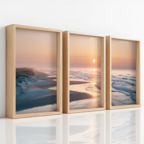 Tableau decoration murale plage et ocean pour un salon serein 50x70cm