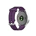 TenCloud Band Compatible with Garmin Venu 2S Vivoactive 4S 40mm Washable Silicone Straps Sport Wristbands for vivoactive 4S Smartwatch (Purple)