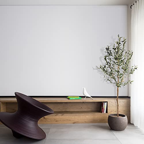 Realead 5Ft Artificial Olive Tree, Large Fake Potted Olive Silk Tree Faux Olive Plants In Plastic Nursery Pot, Artificial Trees For Modern Home Office Living Room Floor Decor Indoor (60In) #TOP3