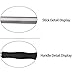 SAN LIKE Telescopic Fishing Gaff,Aluminum/Fiberglass Pole with Nonslip Rubber Handle,Stainless Steel Hook with M8 Screw, Fish Gaff Can Float When Extending - Good for Freshwater and Saltwater Fishing