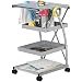 Modern Triflex Mobile Storage Taboret For Arts And Crafts Silver 18 5 W X 16 D X 25 5 H P 99664518