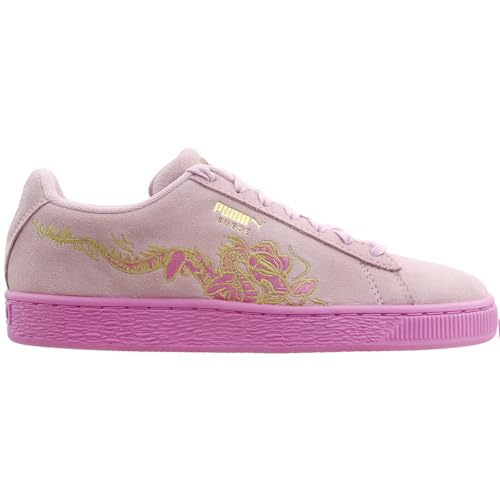 PUMA Kids Girls Suede Dragon Lace Up Sneakers Shoes Casual - Pink