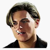 Leonardo Dicaprio Vinyl Waterproof Sticker Decal Car Laptop Wall Window Bumper Sticker 5'