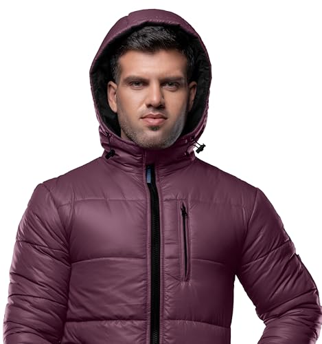 Image of URBAN BUCK Packable Puffer Jacket for Men Lightweight Winter Windproof & Water Repellent Hiking Jackets