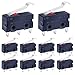 Produktbild Taiss/10 stücke 250V 5A 3 Pin KEIN NC Taktschalter empfindliche schalter Micro Endschalter Griff Mini Roller Hebelarm SPDT Schnappschuss LOT KW11-3Z-05