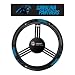 Fremont Die NFL Carolina Panthers Massage Grip Steering Wheel Cover, Black, One Size